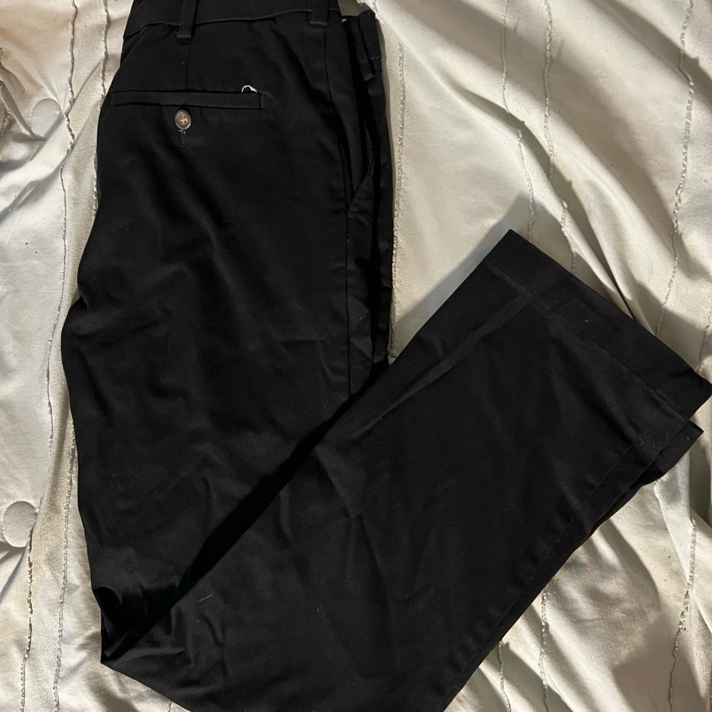 George Black Dress Pants with Soft Fabric and Full Length